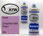 Preview: Ford, Graphite N/M Pearl, ZN: 400ml Sprühdose + 400ml Klarlack - Set, von ATW Autoteile West.